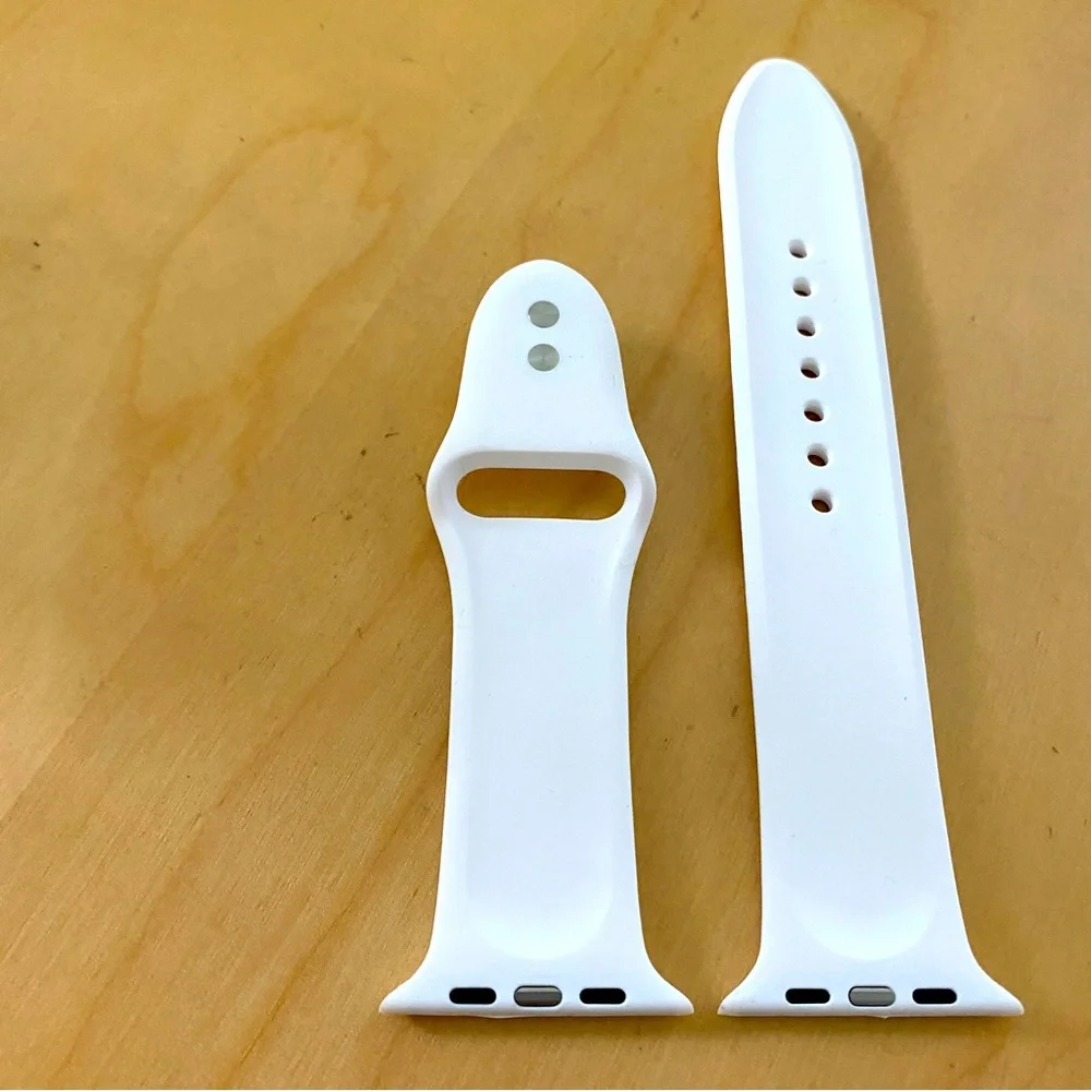 iPhone white watch band series 6 44mm wrist adjustable smart watch timepiece NEW